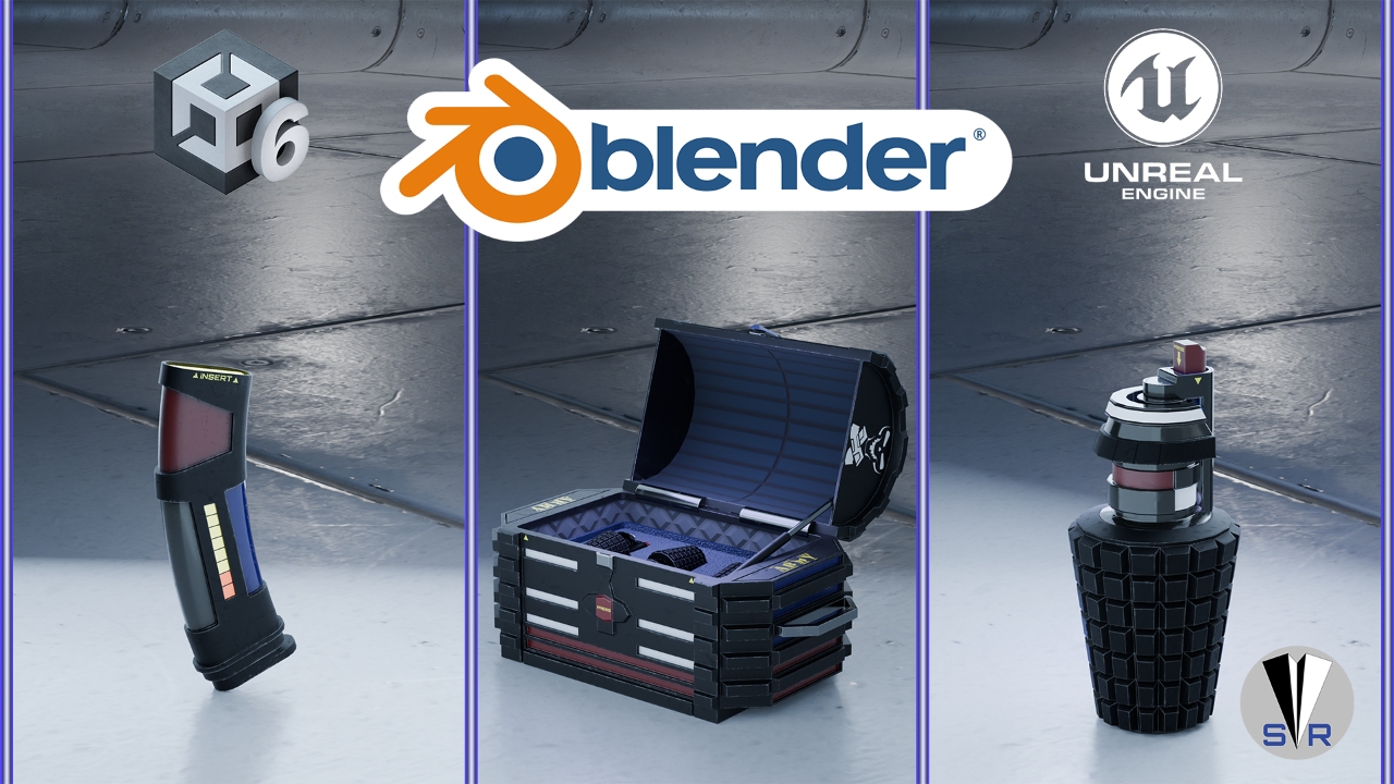 Blender 3D 4.X - Create Props and Assets for Games Step by Step