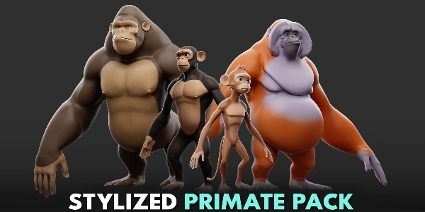 Stylized - Primate Pack