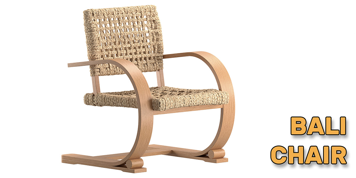 Bali Chair U shaped Light Oak