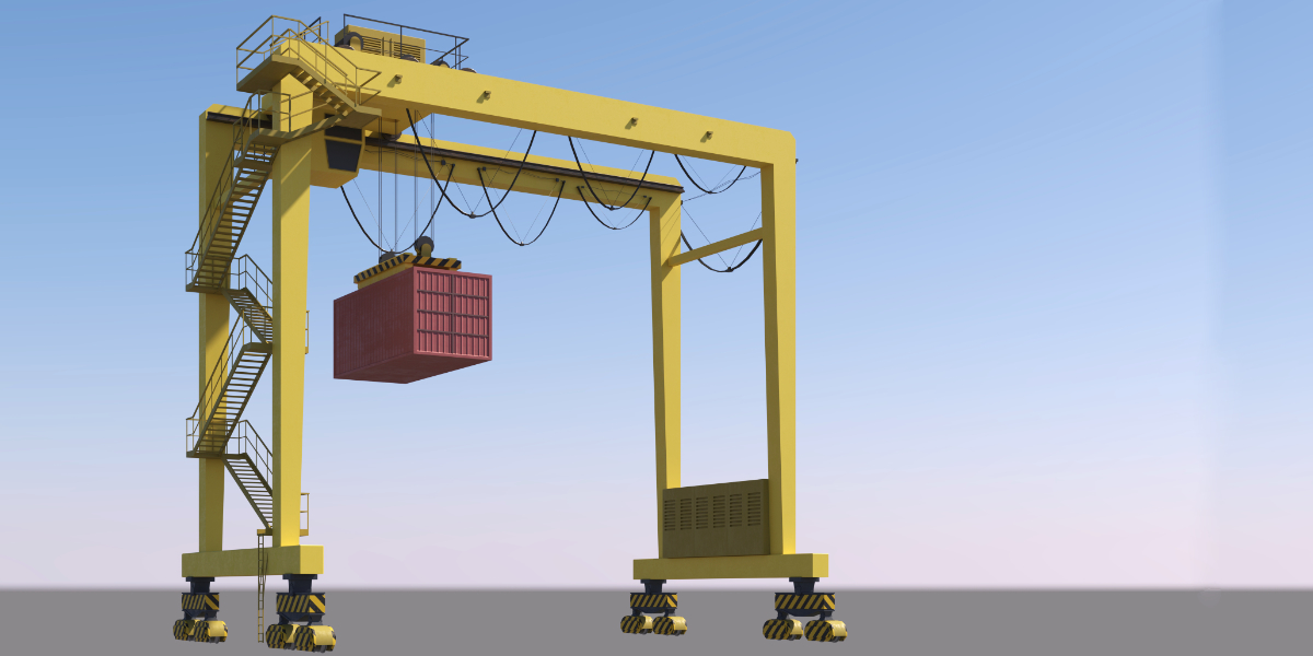 Container RTG Gantry seaport crane