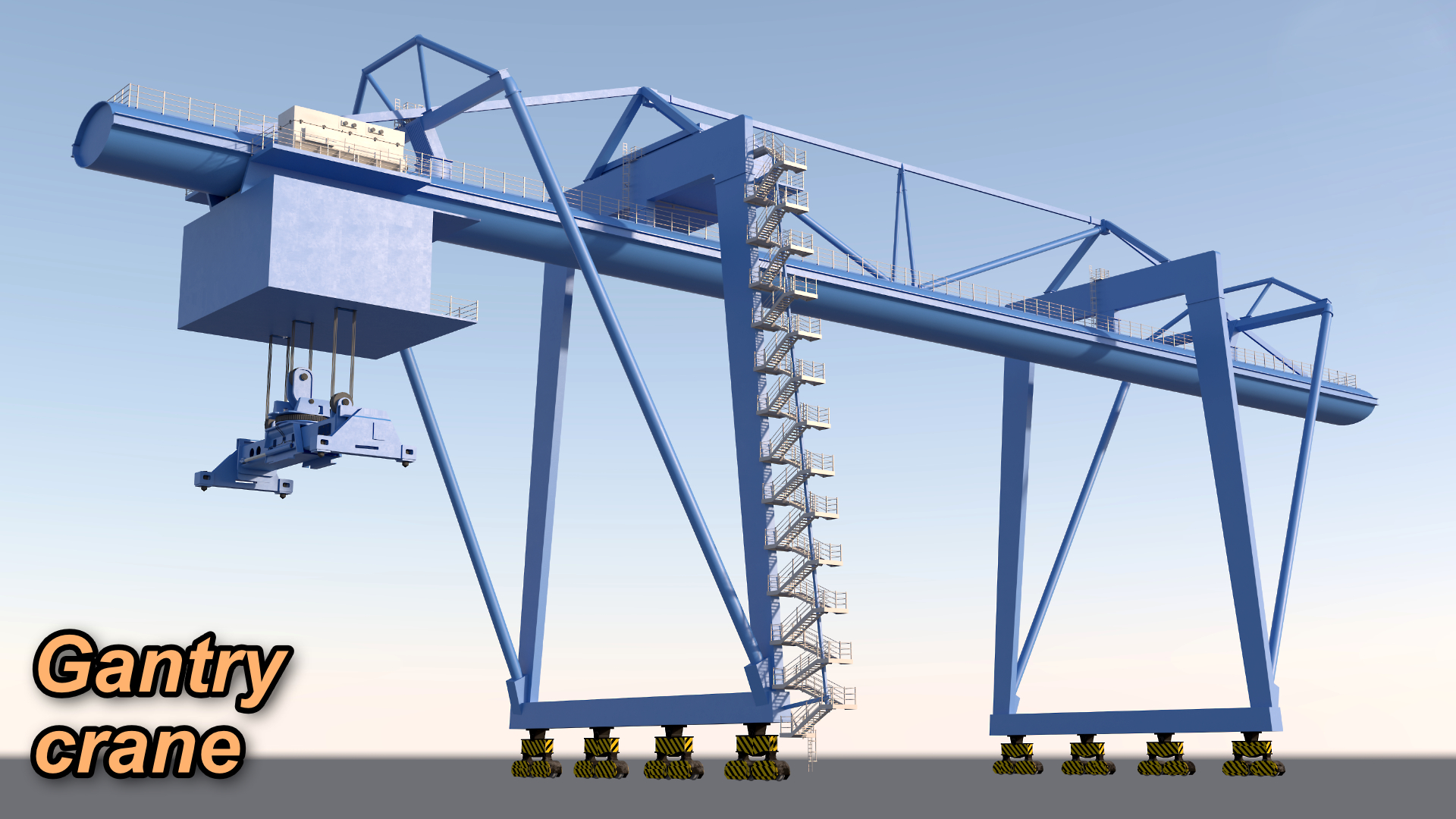Container RTG Gantry Cargo Graz