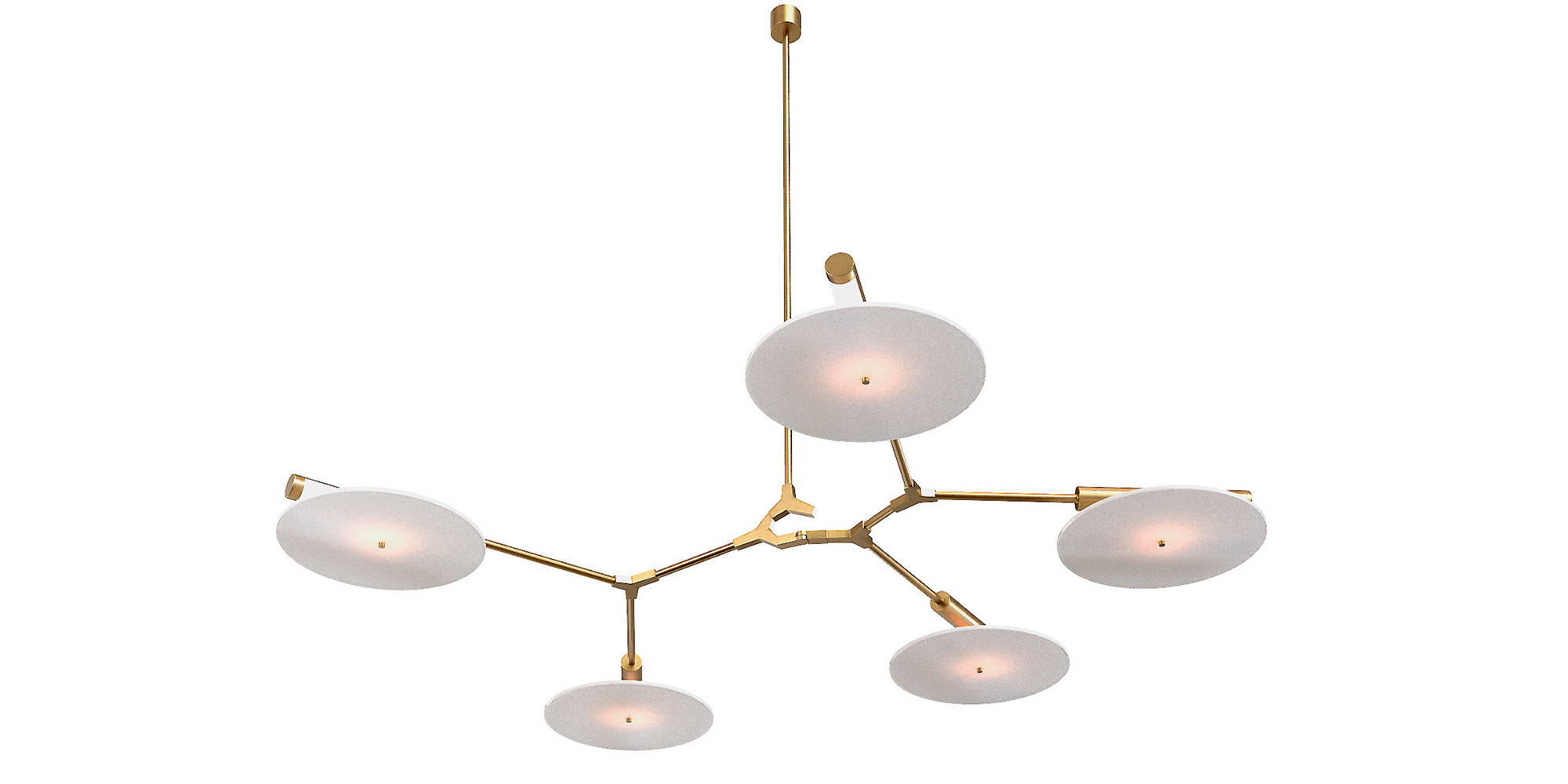 5-Light Branching Disc By Lindsey Adelman