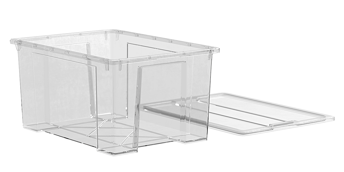 Samla Box Ikea Clear
