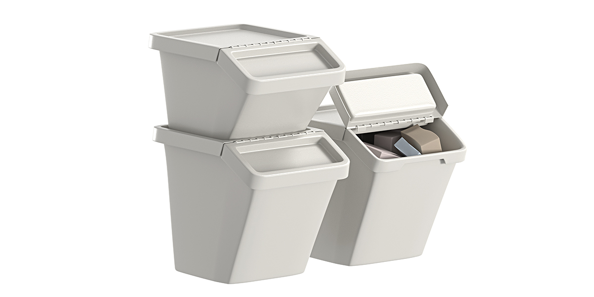Ikea Sortera Recycling bins white