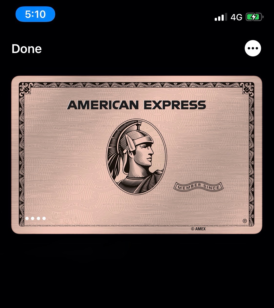 Amex Rose Gold Added to Apple Pay