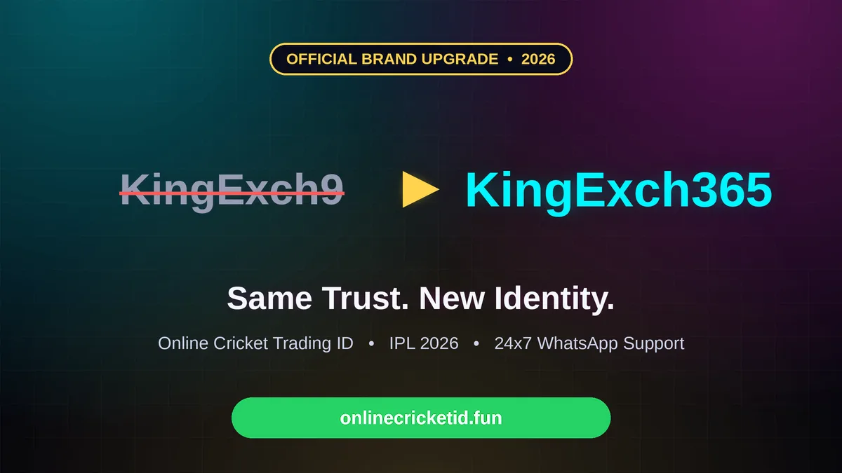 kingexch365- most trusted cricket trading id provider