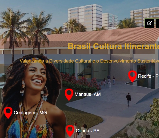 Capa do projeto BCI - Brasil Cultura Itinerante