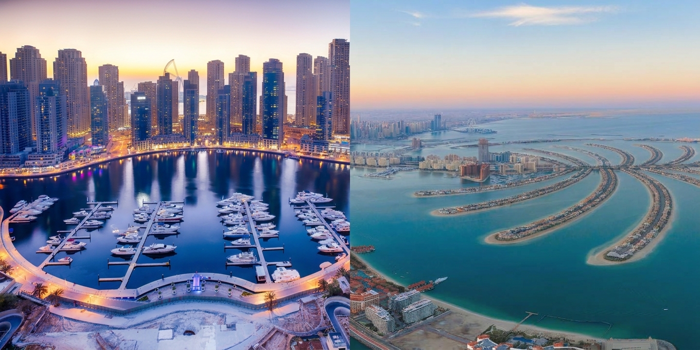 Palm Jumeirah vs Dubai Marina: Which Area Is Right for You?