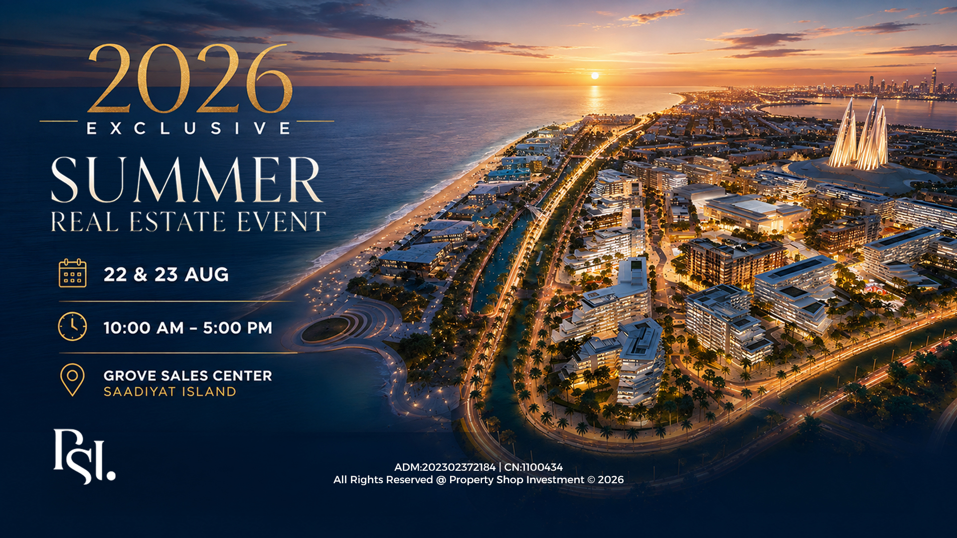 Aldar Roadshow August 2026 | PSI | Omar Hijaz team 