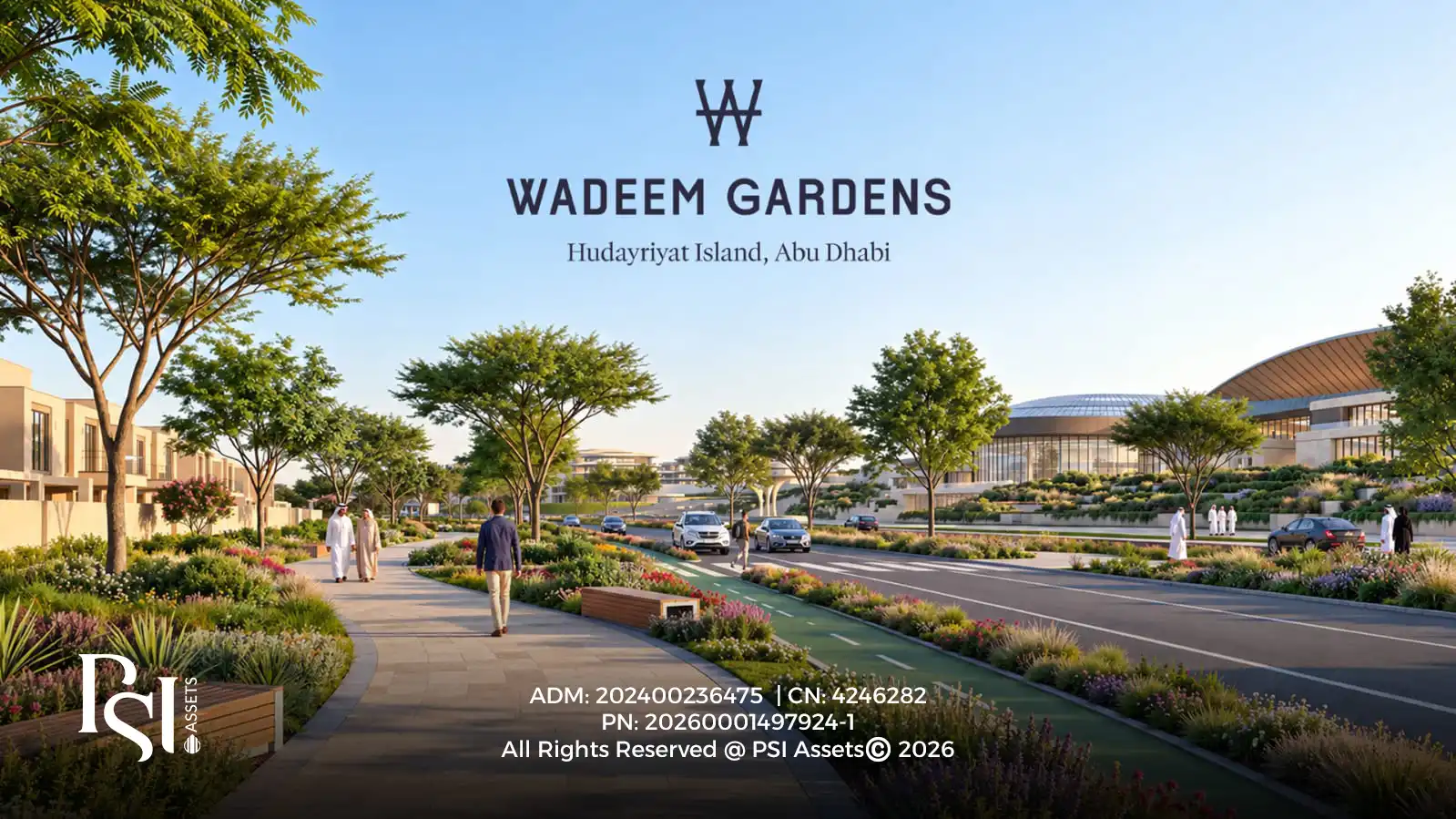 Wadeem Gardens at Hudayriyat Island | Register Your Interest | PSI Assets