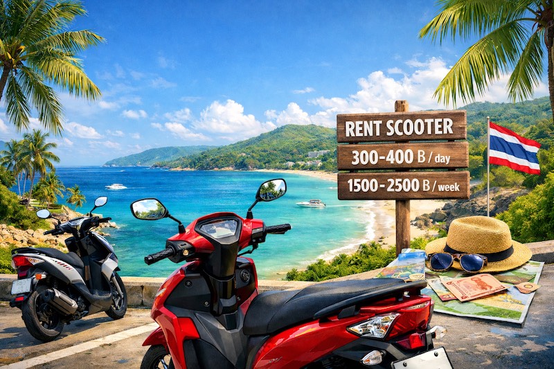 How Much Does It Cost to Rent a Scooter in Phuket