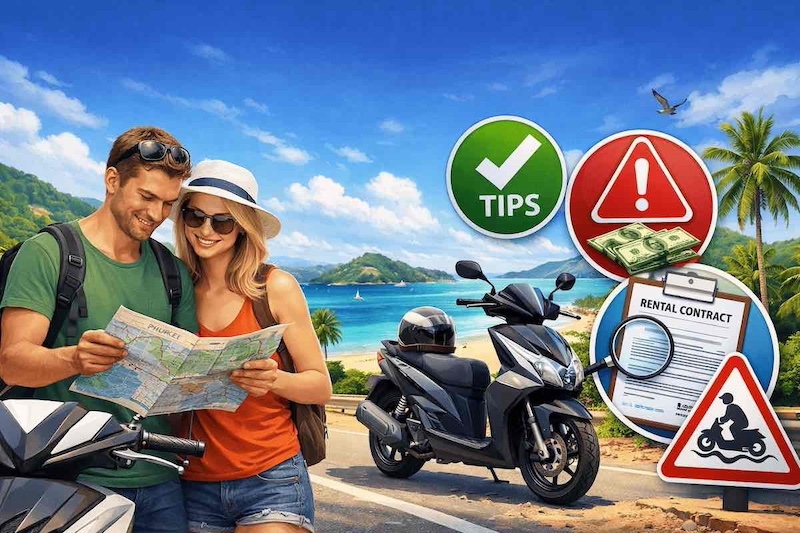 Как арендовать скутер на Пхукете: цены, советы и подводные камни