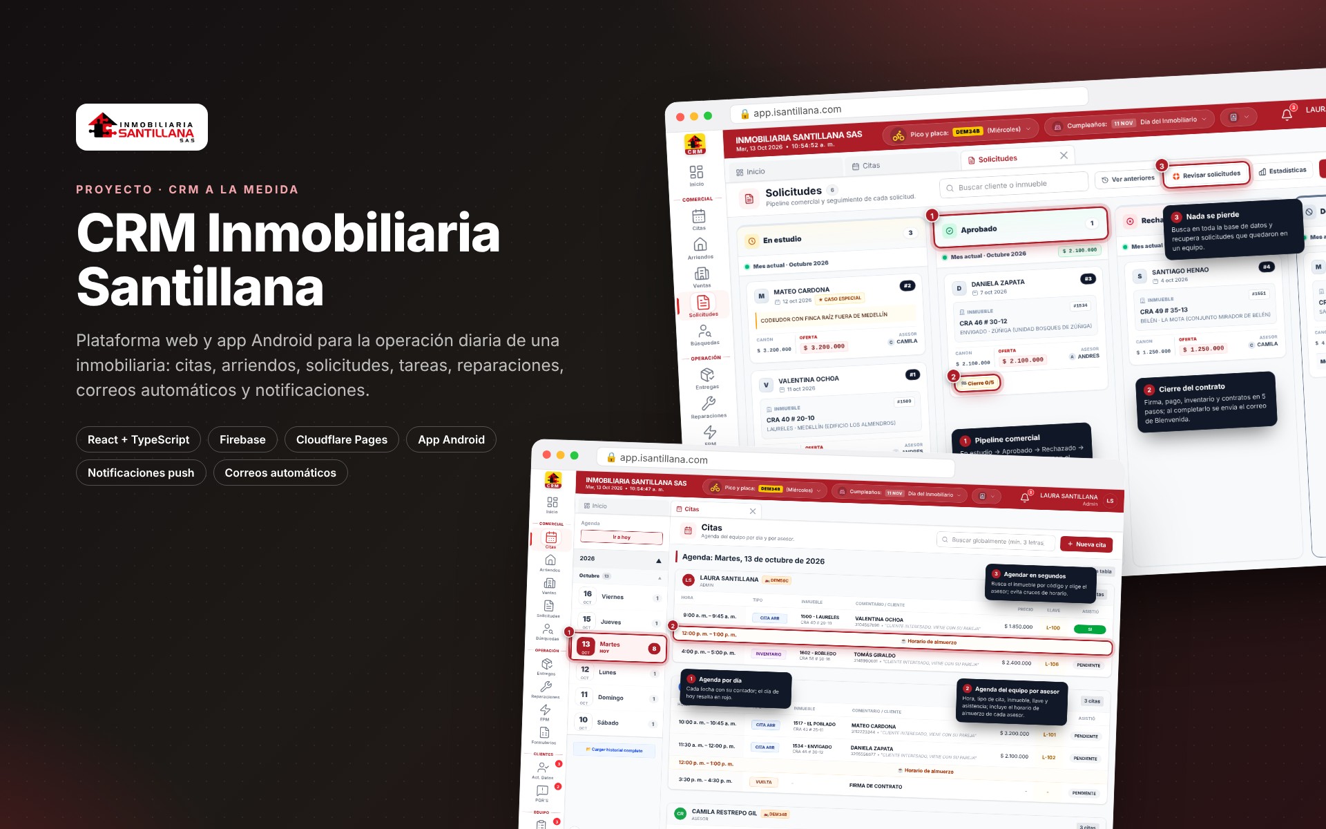Página completa del sitio web de Inmobiliaria Santillana s.a.s (inmobiliariasantillana.com)