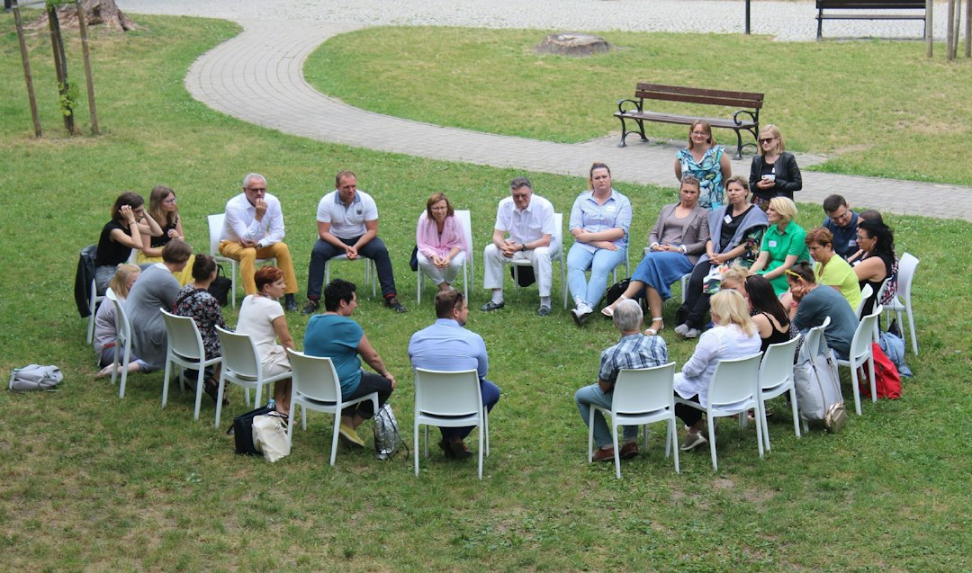 Giving circle members planning together