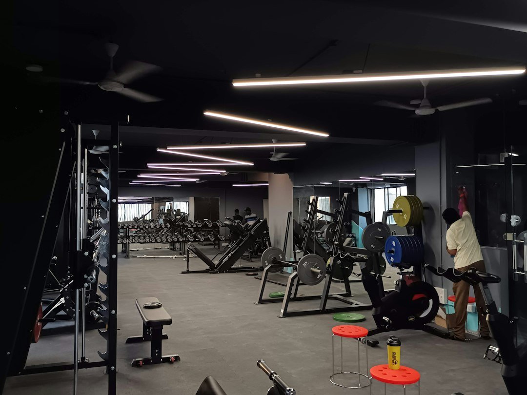 Modern gym interior