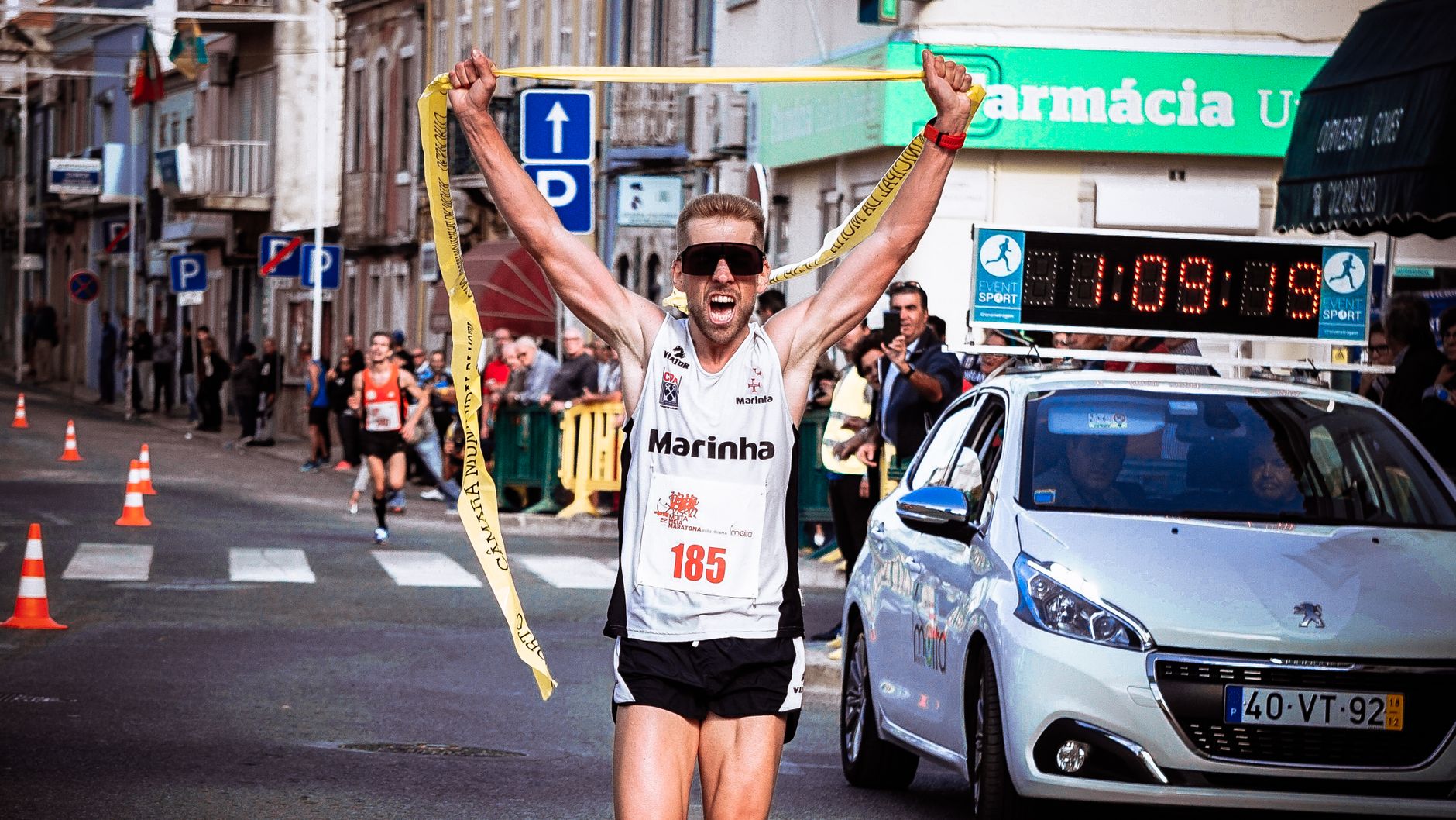 Athlete showing fitness progress