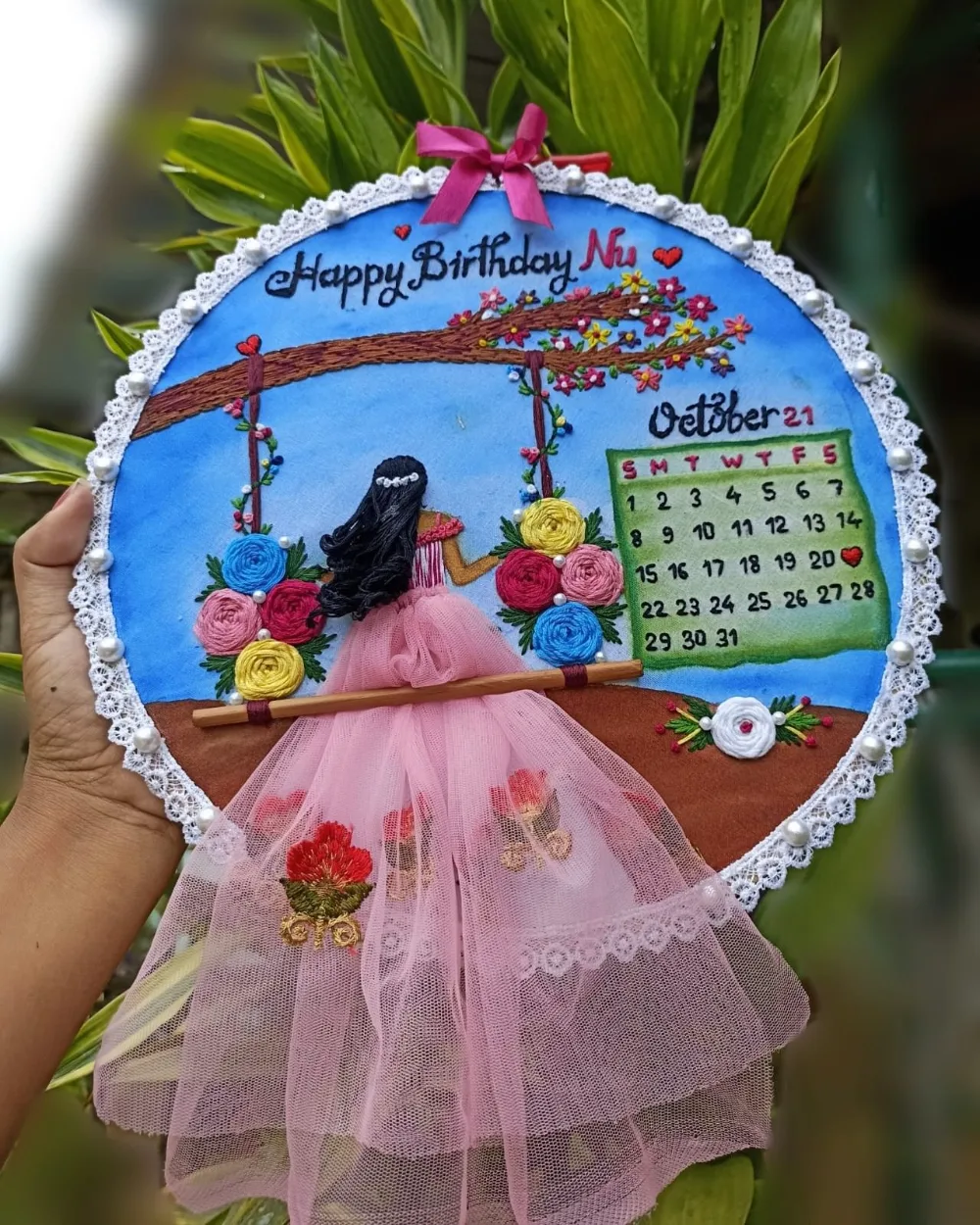 Unique Embroidery Hoop (Customized)