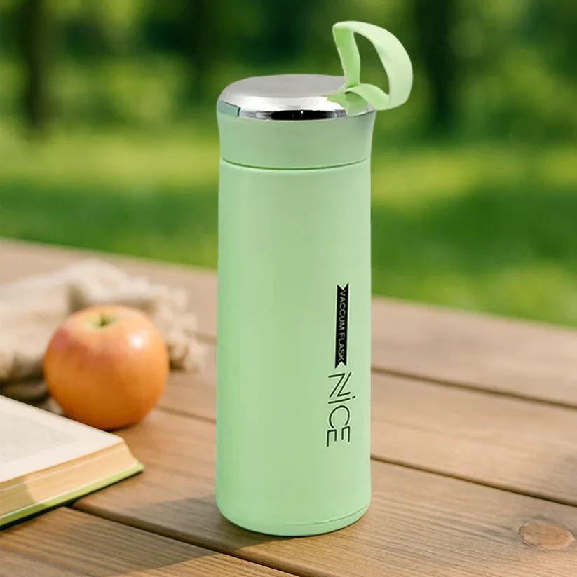 Water Bottle 400 ML Leak Proof Glass Bottle for Daily Water 1 Pc