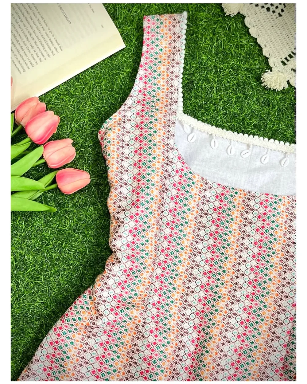 Sleeveless Short kurti 