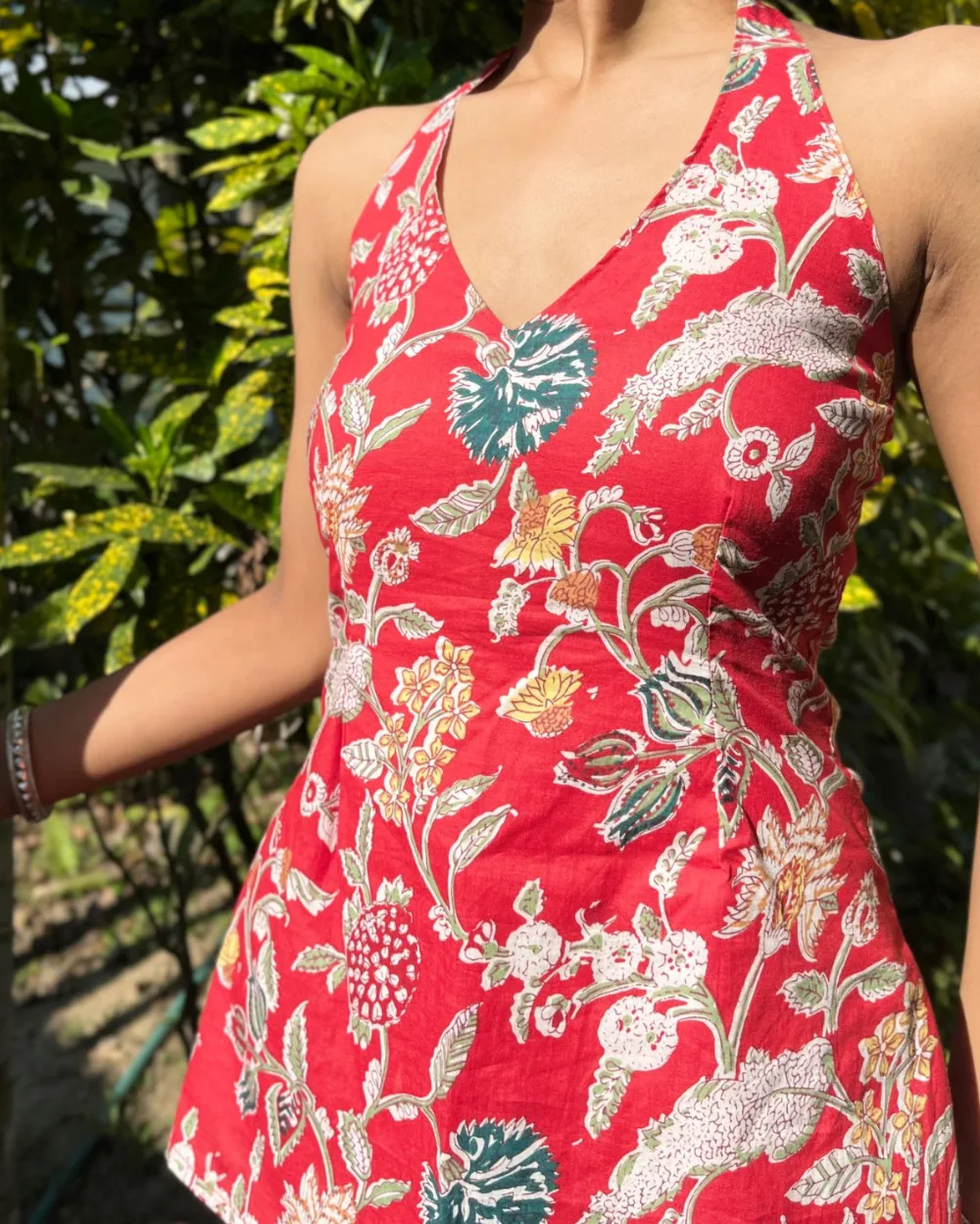 Halter neck kurti 