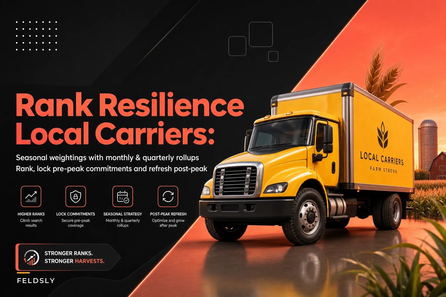 Build a resilience-weighted local carrier scorecard: prioritize transport partners by seasonal capacity, punctuality and communication