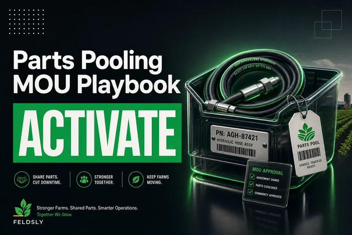 Create a parts‑pooling MOU: activation triggers, cost‑sharing formulas and worked OEM examples for peak windows