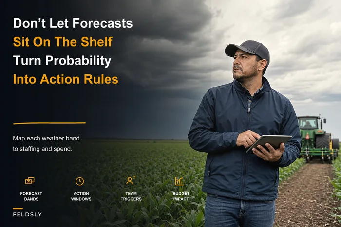 Don't let forecasts sit unused: an operational weather‑risk framework for resource and labor allocation