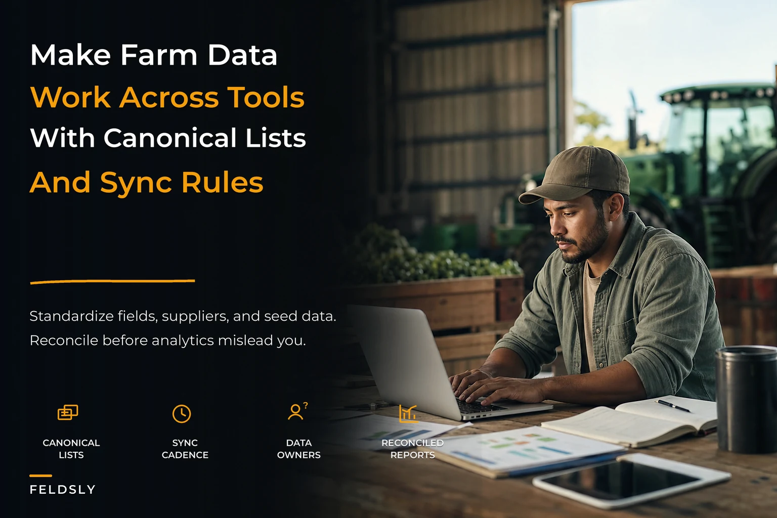 Farm master data management playbook for operations teams
