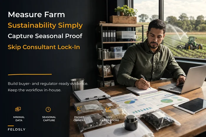 Farm sustainability MRV playbook