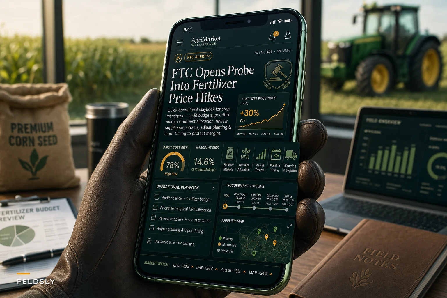 FTC Probe of Fertilizer Price Hikes: Practical Steps for Crop Managers to Protect Margins, Sourcing, and Planting Plans
