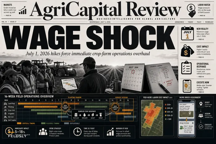 How July 2026 Minimum‑Wage Hikes Should Change Your Crop‑Farm Labor and Planting Plans