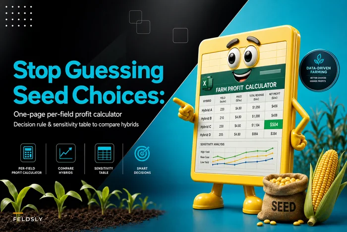 Stop guessing seed choices: a one‑page per‑field profitability calculator and decision rule