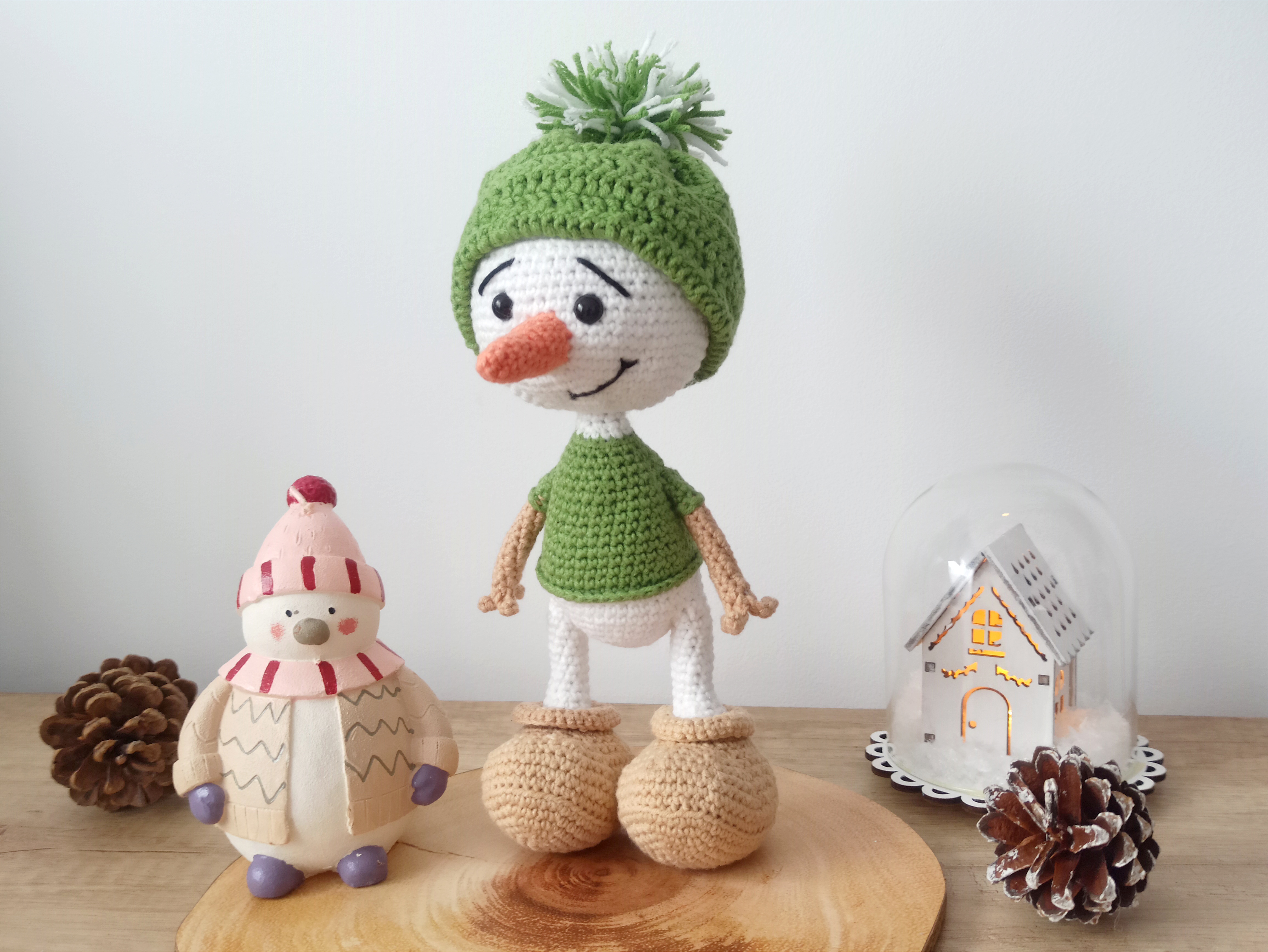 Om de zăpadă - view 1