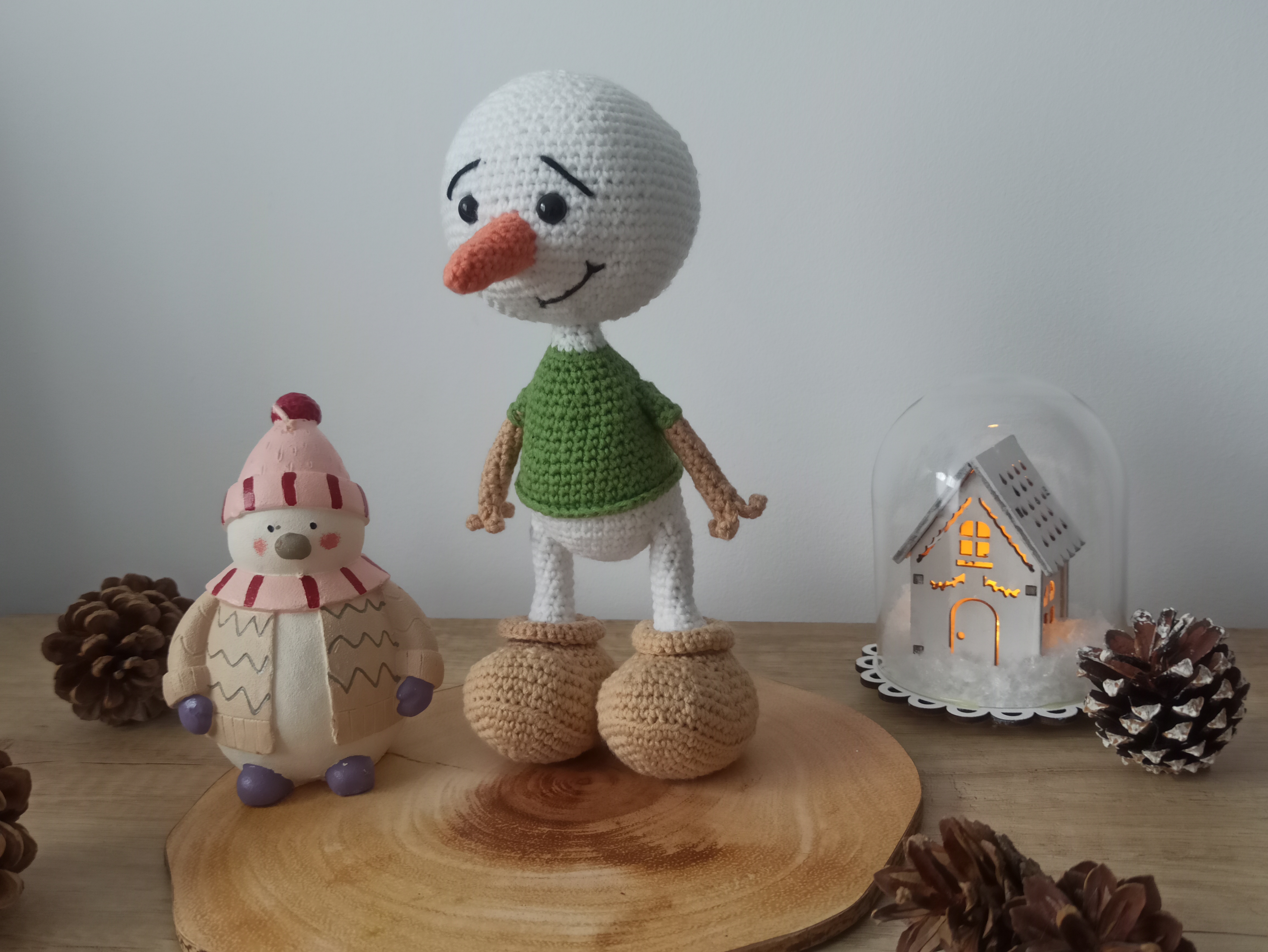 Om de zăpadă - view 5