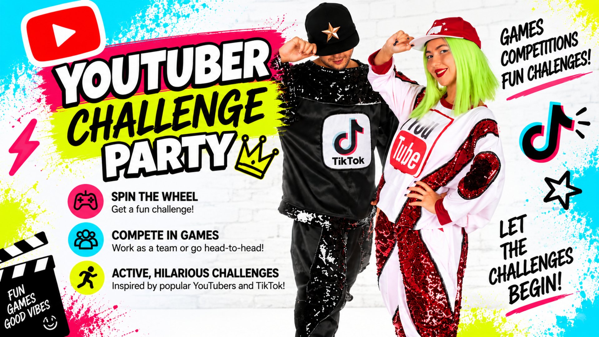 🎮 YouTuber Challenge Party 🏆
