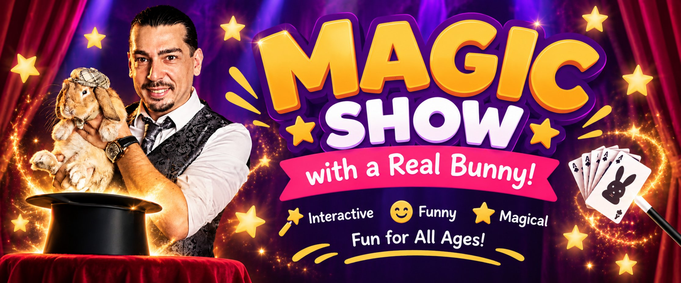 Magic Show with a REAL Bunny!