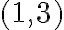 (1,3)