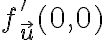 f'_{\vec{u}}(0,0)