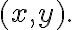(x,y).