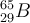 ^{65}_{29}B
