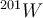  ^{201}W