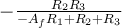 -\frac{R_2R_3}{-A_fR_1 + R_2 + R_3}
