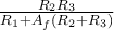 \frac{R_2R_3}{R_1 + A_f(R_2 + R_3)}
