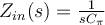 Z_{in} (s)= \frac{1}{sC_{\pi}}