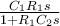 \frac{C_1R_1s}{1+R_1C_2s}