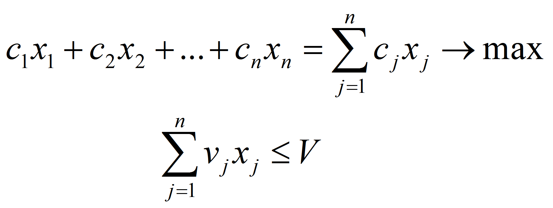 Задача о ранце