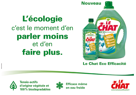 Campagne Le chat Lessive