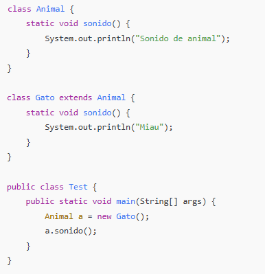 pregunta polimorfismo