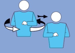 Який жест судді зображено на малюнку?