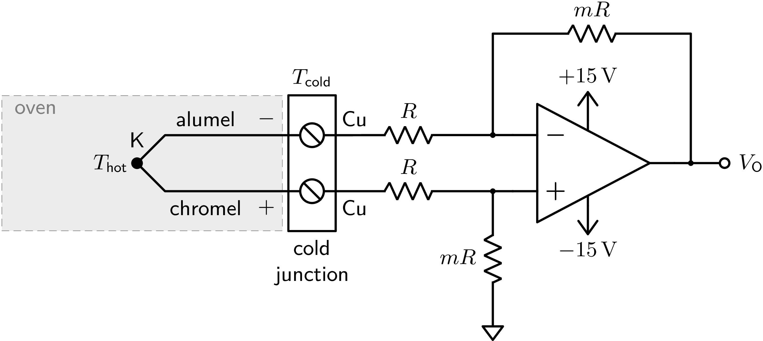 Thermocouple circuit